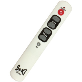 Seki Slim, lernfähige Universalfernbedienung, silber