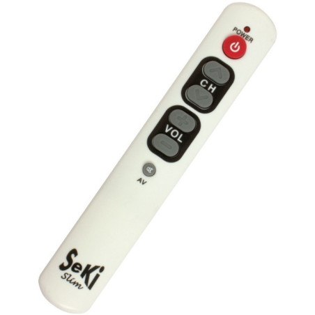 Seki Slim, lernfähige Universalfernbedienung, silber
