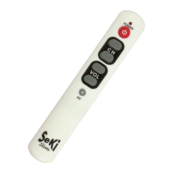 Seki Slim, lernfähige Universalfernbedienung, silber