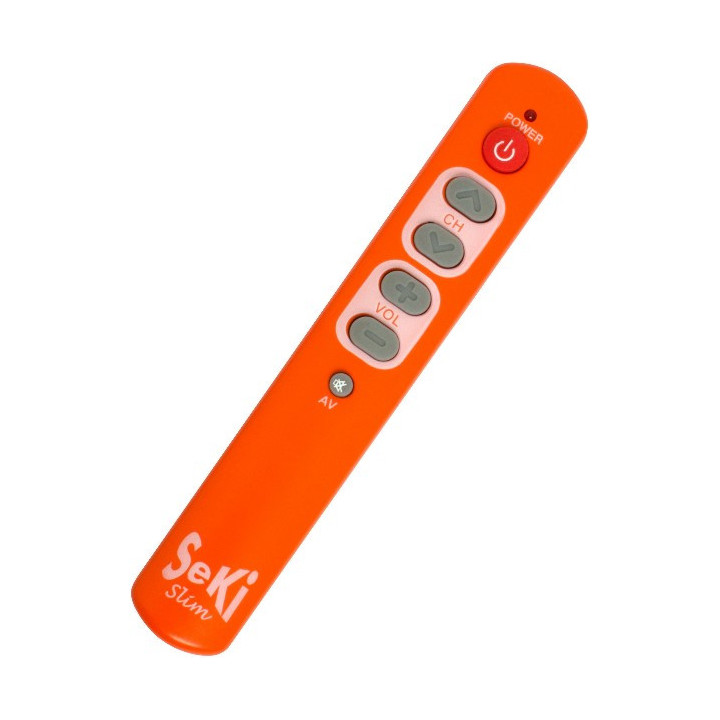 Seki Slim, lernfähige Universalfernbedienung, orange