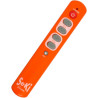 Seki Slim, lernfähige Universalfernbedienung, orange