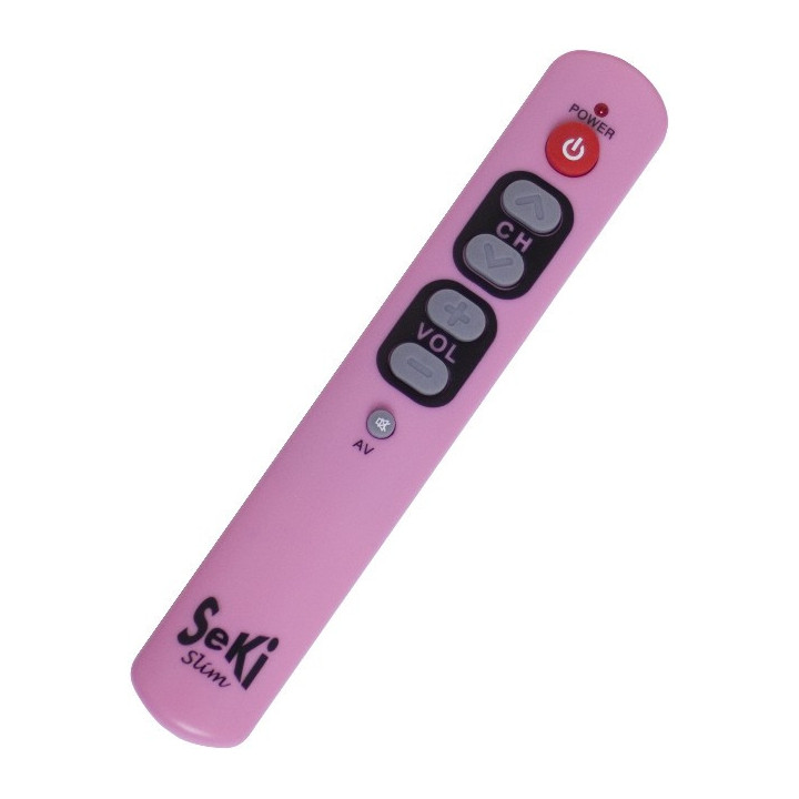 Seki Slim, lernfähige Universalfernbedienung, rosa