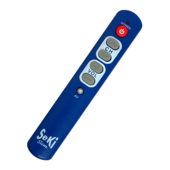 Seki Slim, lernfähige Universalfernbedienung, blau