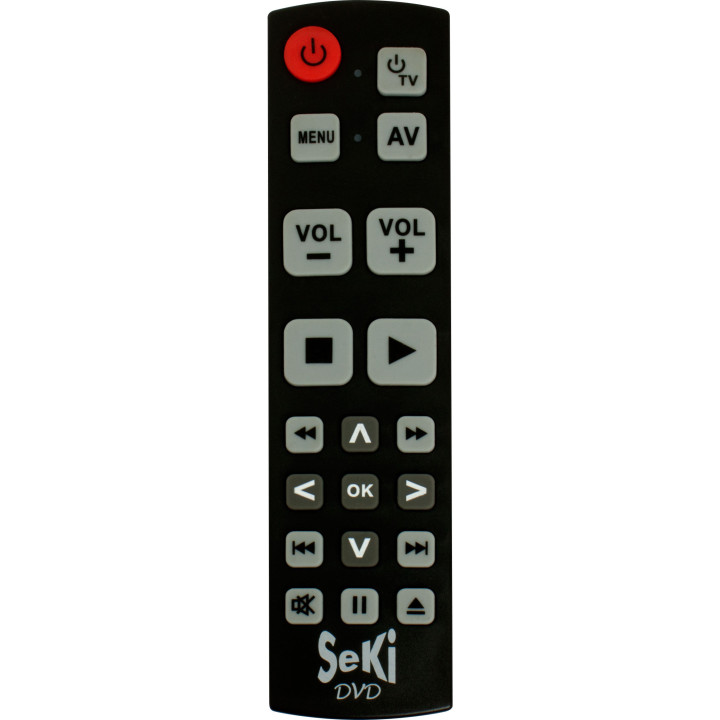 SeKi DVD, lernbare Universalfernbedienung, schwarz