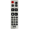 SeKi DVD, lernbare Universalfernbedienung, silber