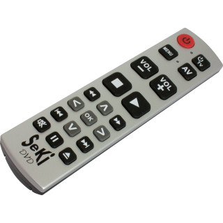 SeKi DVD, lernbare Universalfernbedienung, silber/schwarz