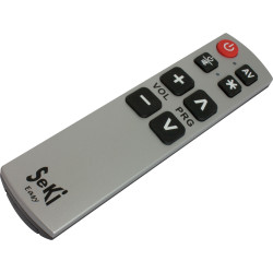 SeKi Easy, lernfähige Universalfernbedienung, silber/schwarz