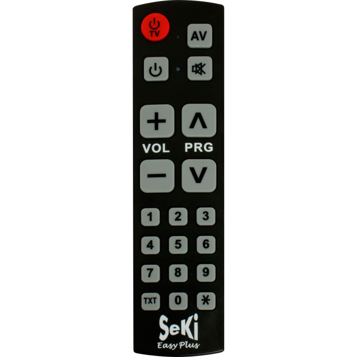 SeKi Easy Plus, lernfähige Universalfernbedienung, schwarz