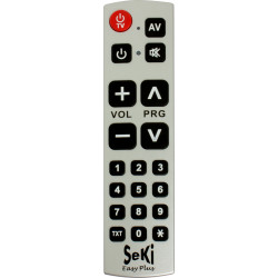 SeKi Easy Plus, lernfähige Universalfernbedienung, silber
