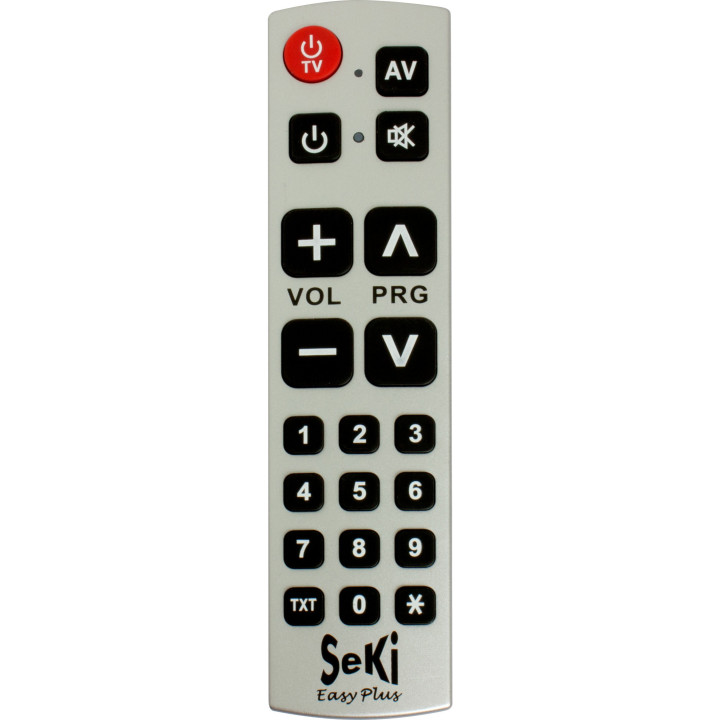 SeKi Easy Plus, lernfähige Universalfernbedienung, silber
