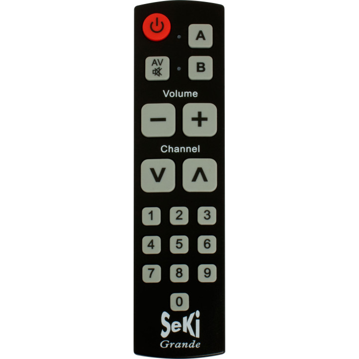 SeKi Grande, lernfähige Universalfernbedienung, schwarz