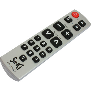 SeKi Grande, lernfähige Universalfernbedienung, silber