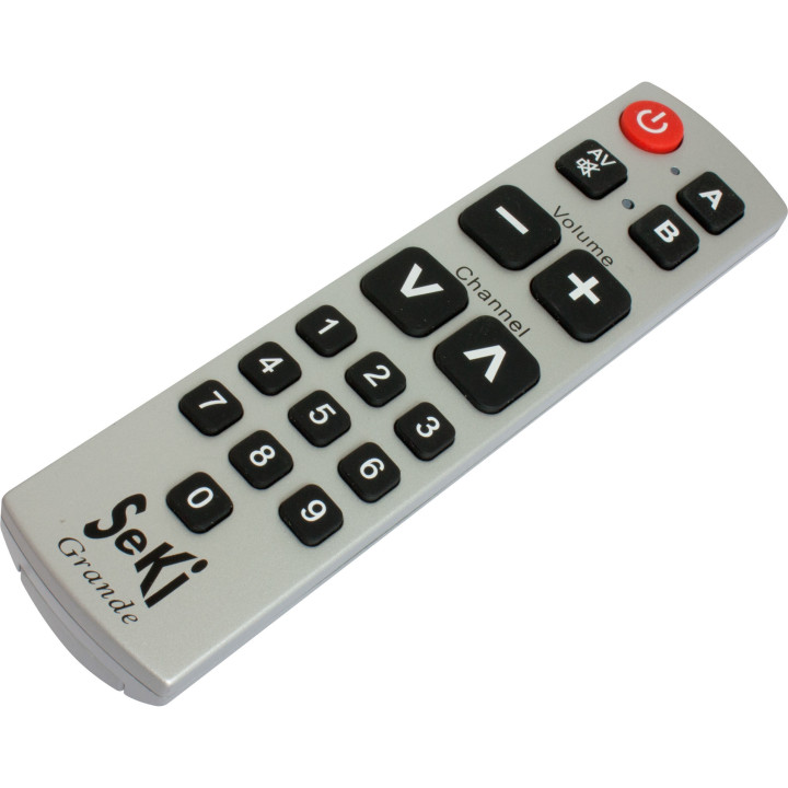 SeKi Grande, lernfähige Universalfernbedienung, silber