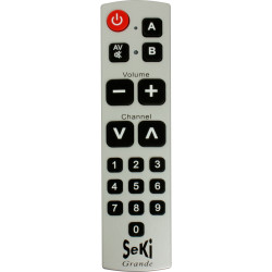 SeKi Grande, lernfähige Universalfernbedienung, silber