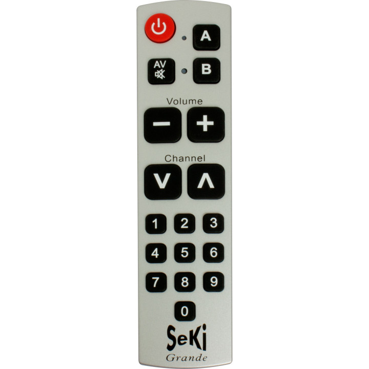 SeKi Grande, lernfähige Universalfernbedienung, silber