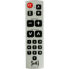 SeKi Grande, lernfähige Universalfernbedienung, silber
