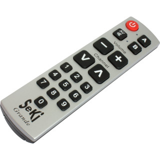 SeKi Grande, lernfähige Universalfernbedienung, silber/schwarz