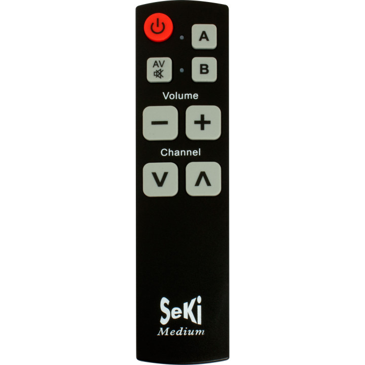 SeKi Medium, lernfähige Universalfernbedienung, schwarz