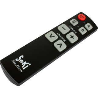SeKi Medium, lernfähige Universalfernbedienung, schwarz