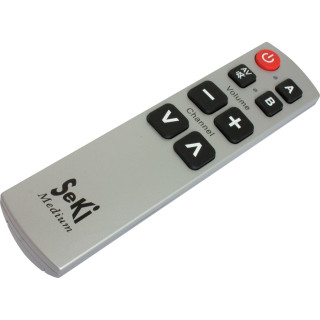 SeKi Medium, lernfähige Universalfernbedienung, silber