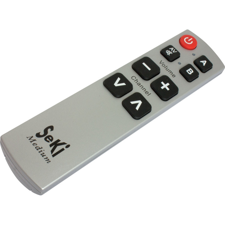 SeKi Medium, lernfähige Universalfernbedienung, silber