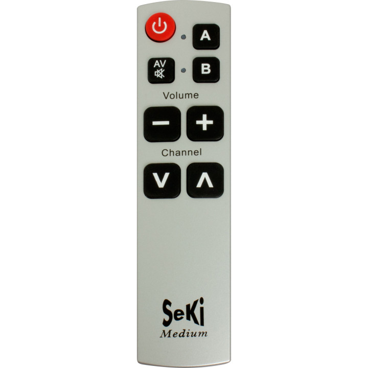SeKi Medium, lernfähige Universalfernbedienung, silber