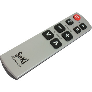 SeKi Medium, lernfähige Universalfernbedienung, silber/schwarz