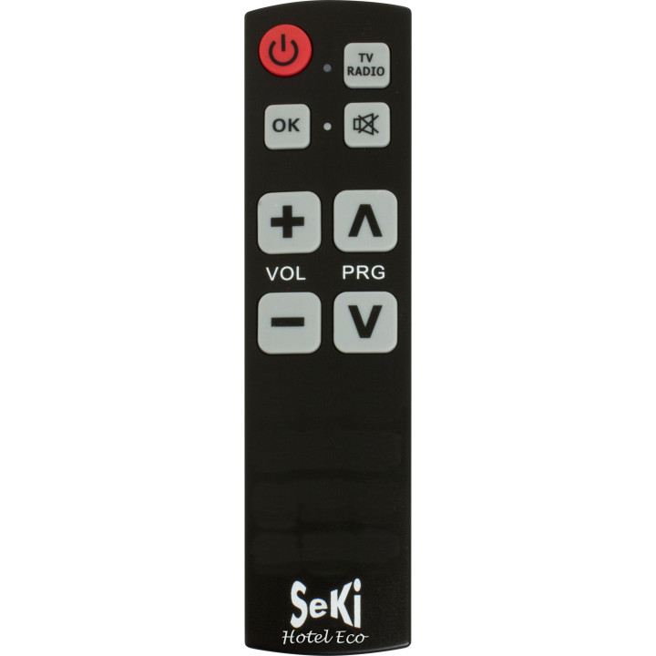 SeKi Hotel Eco, lernbare Universalfernbedienung, schwarz