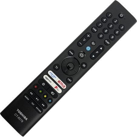 Orginalfernbedienung für Toshiba CT-8578, R/C45198, Alexa Voice