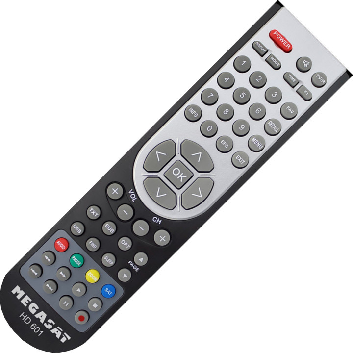 Originalfernbedienung für Megasat HD 601 / 650 /580