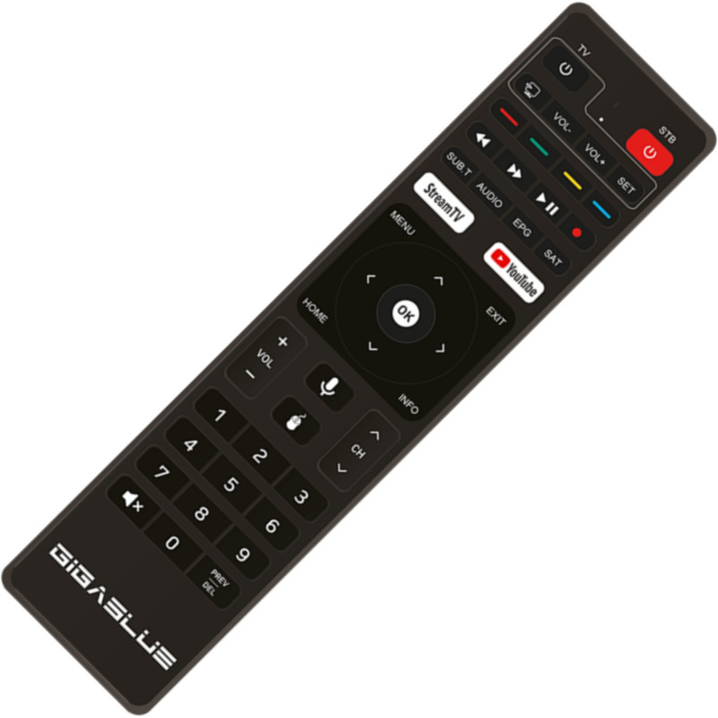 Originalfernbedienung für GigaBlue X1 Plus 4K, Android Bluetooth RCU/FB