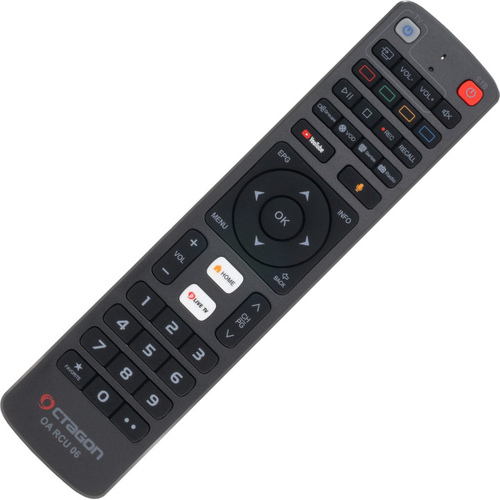 Originalfernbedienung  für Octagon RCU 06, SPIRIT, SPIRIT V2 PRO, Bluetooth