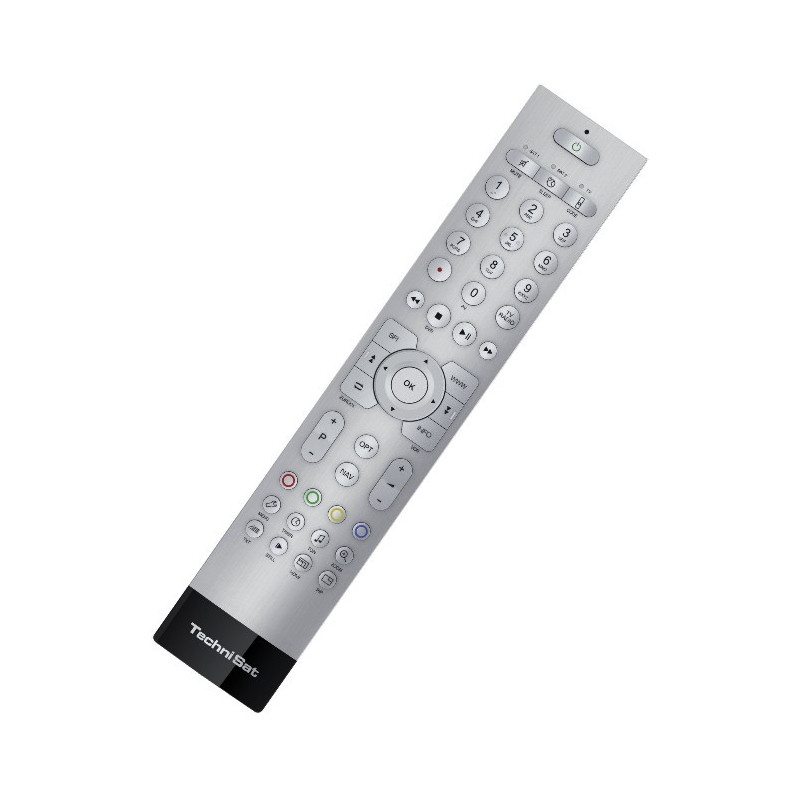 Originalfernbedienung für Technisat Technicontrol II, 0002/3859, Aluminium silber/schwarz