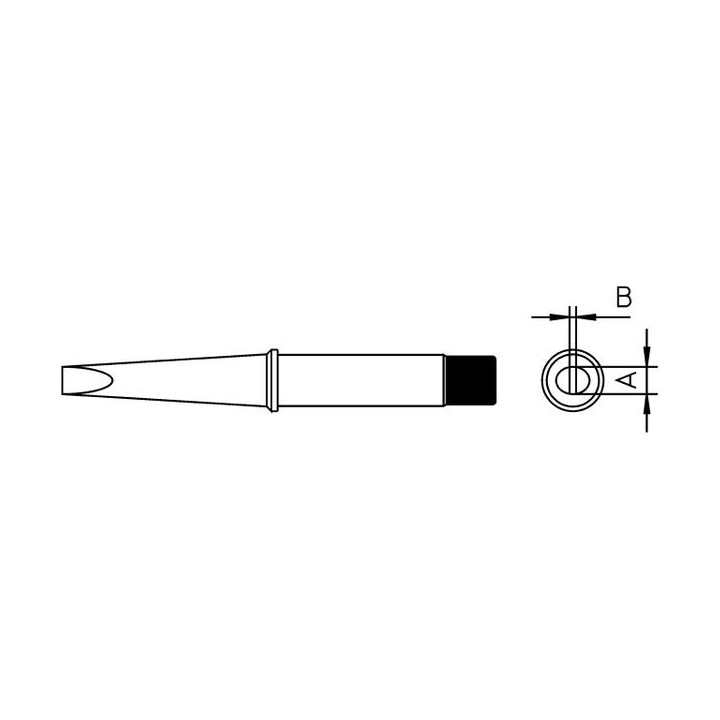 Weller CT6-C8 Lötspitze, Meißelform 425°C, 3,2 mm