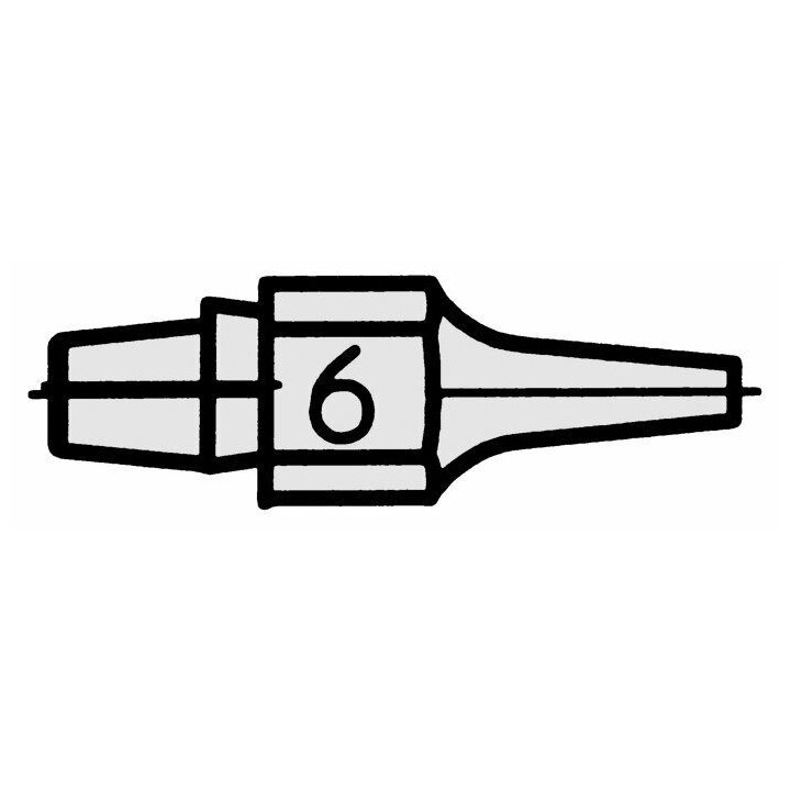 Weller DX 116 Saugdüse, Außen 2,7 mm, Innen 1,2 mm