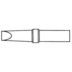 Weller ET-D Lötspitze, meißelförmig/gerade, 4,6 x 0,8 mm