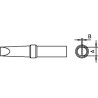 Weller ET-HL Lötspitze, meißelförmig/gerade, 0,8 x 0,4 mm, Ersatz für ET-H