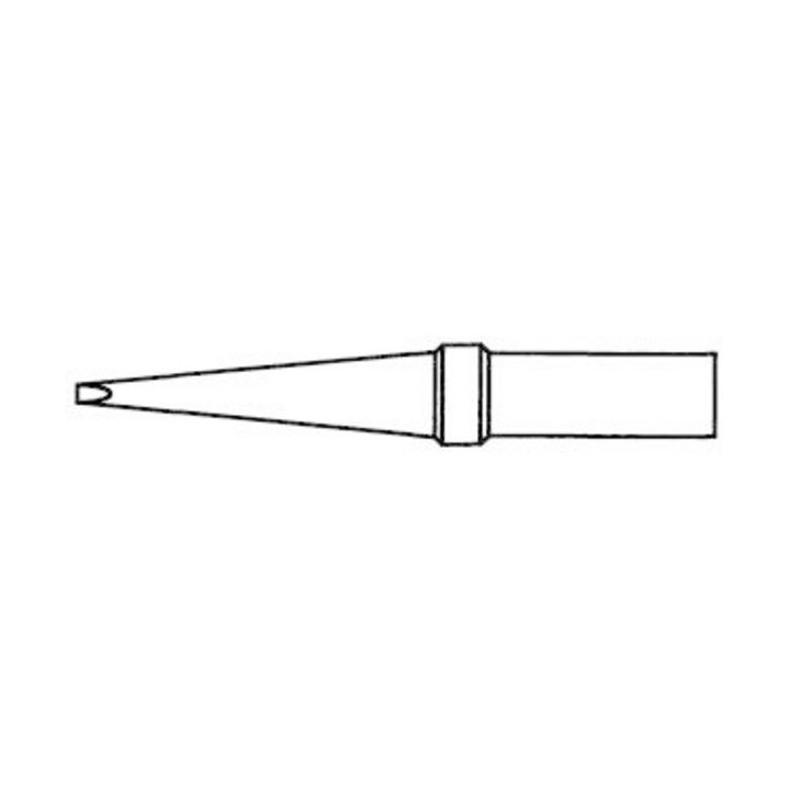 Weller ET-KL Lötspitze, meißelförmig/gerade, 1,2 x 0,8 mm, Ersatz für ET-K