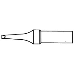 Weller ET-R Lötspitze, meißelförmig/gerade, 1,6 x 0,7 mm