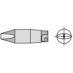 Weller HT 2 Lötspitze, Meißelform 5,2 mm, B: 5,2 mm D: 1,2 mm