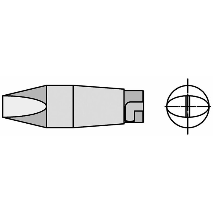 Weller HT 3 Lötspitze, Meißelform 7,0 mm, B: 7,0 mm D: 1,2 mm