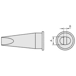 Weller LHT C Lötspitze, Meißelform 3,2 x 1,2 mm