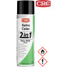CRC 20581 GALVACOLOR Korrosionsschutz-Lack mit Zweifach-Wirkung, Tiefschwarz RAL-Farbcode 9005, 500ml,
