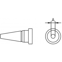 Weller LT-1 Lötspitze 0,25 mm, Rundform
