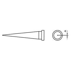 Weller LT-1L Lötspitze 0,25 mm, Rundform