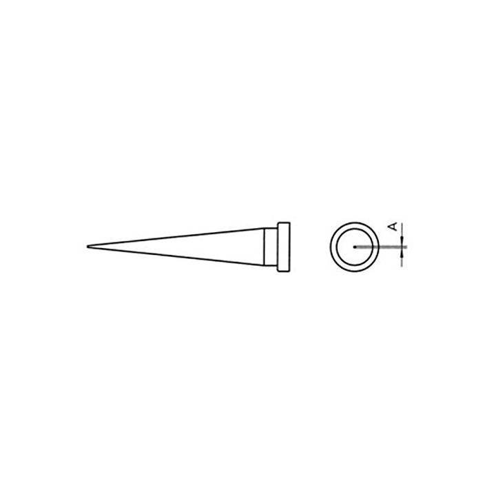 Weller LT-1L Lötspitze 0,25 mm, Rundform