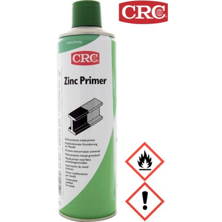 CRC ZINC PRIMER 30419, Zinkphosphat-Grundierung, 500ml