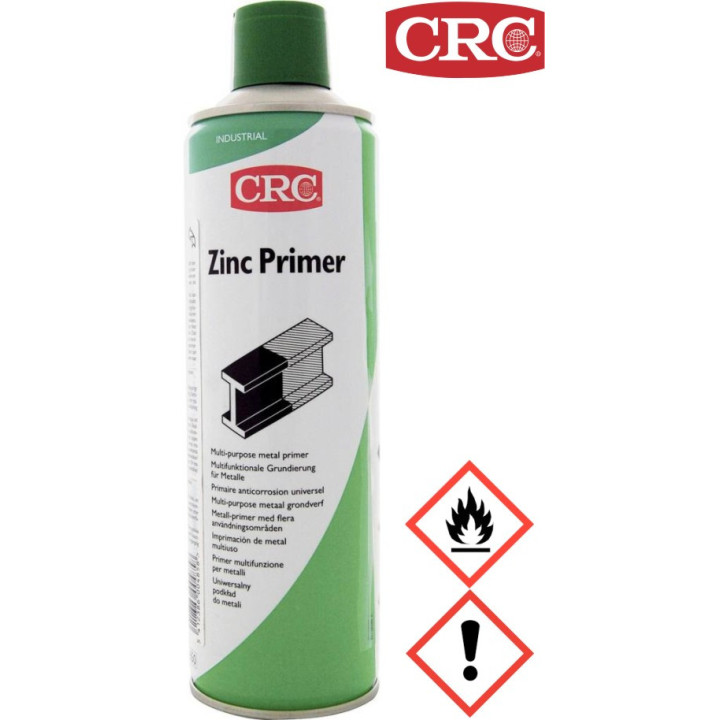 CRC ZINC PRIMER 30419, Zinkphosphat-Grundierung, 500ml