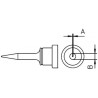 Weller LT-1SCNW Lötspitzenlänge, meißelförmig verchromt, 0,3 x 0,1 mm