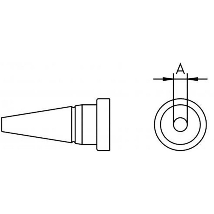 Weller LT-A Lötspitze 1,6 mm, Meisselform